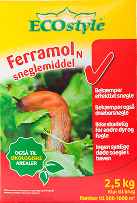 2,5 kg Ferramol Sneglemiddel